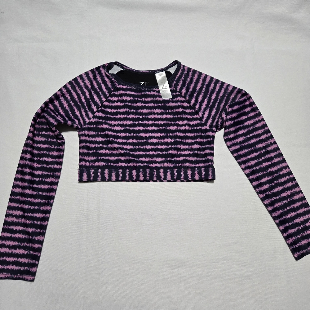 Z By Zella Girls Swim Top sz 12